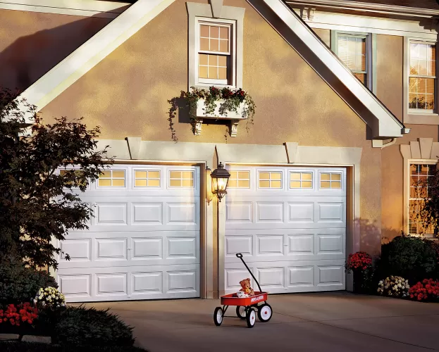 Classic Garage Door Colonial Example