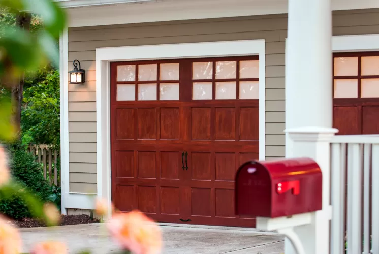 Reserve Wood Collection Garage Door Example with Windows