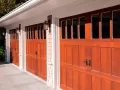 Reserve Wood Collection Garage Door Example with Windows Sideview