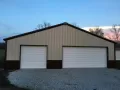 Classic Dual Garage Doors Example