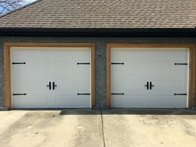 Gallery Collection Dual Garage Door Example