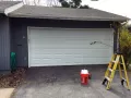 Classic Garage Door Example Being Installed