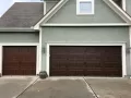 Gallery Wood Grain Garage Door Installed Example