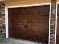 Gallery Wood Grain Garage Door Example with Hardware