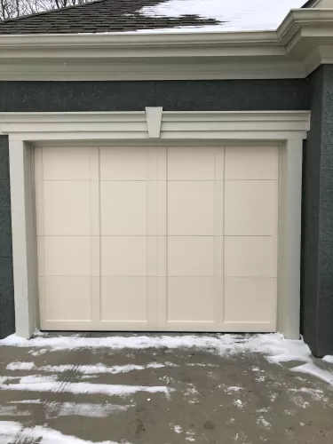 Coachmen Collection Garage Door Example Being Installed
