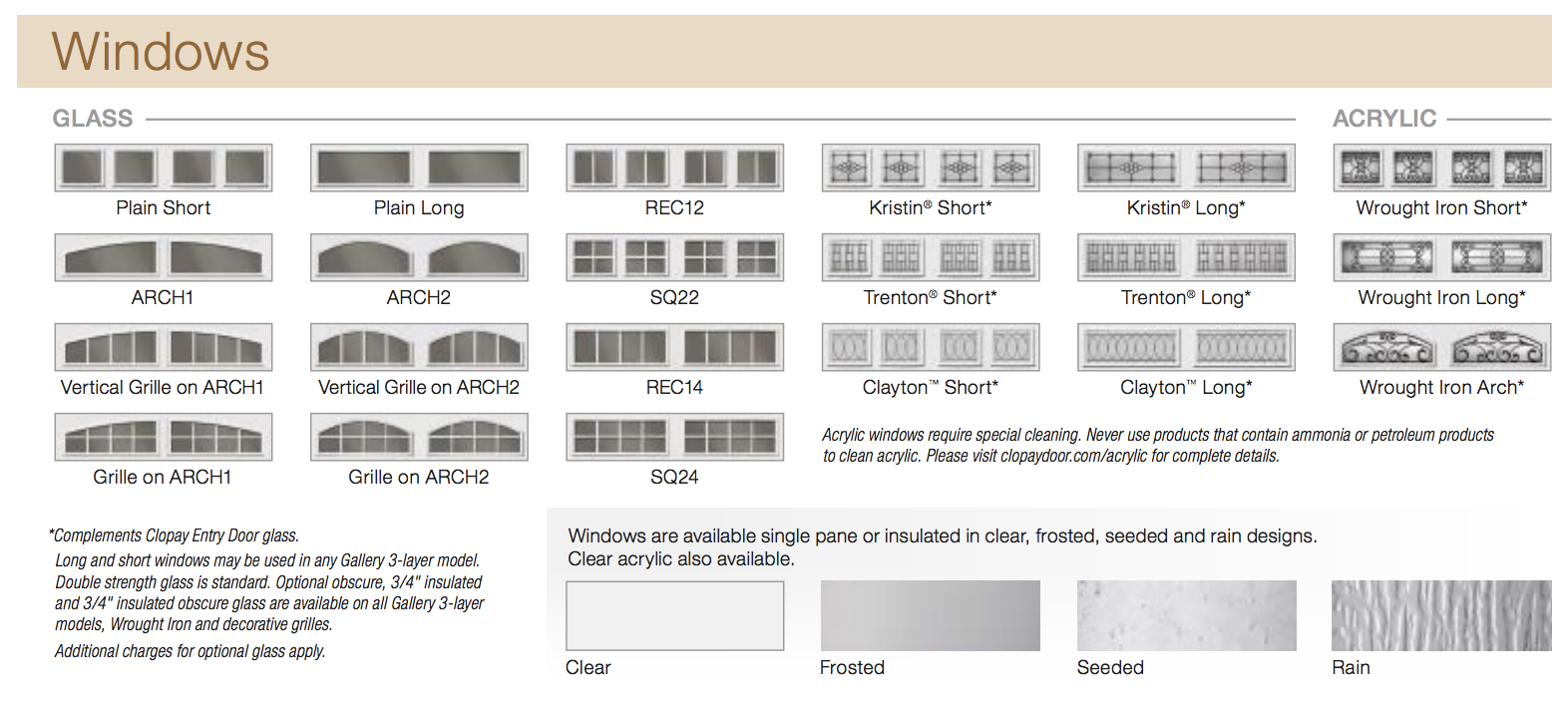 Gallery Window Options